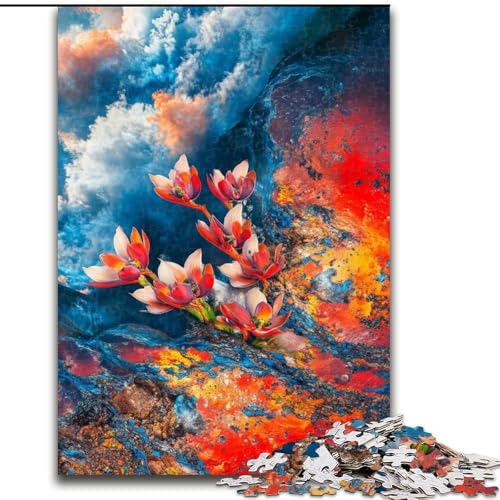 Puzzle für Erwachsene 1000 Teile Blumen, Spielzeug, Lernspiele, Stressabbau, Eltern-Kind-Interaktion (Größe 50x75cm) von MrChunlong