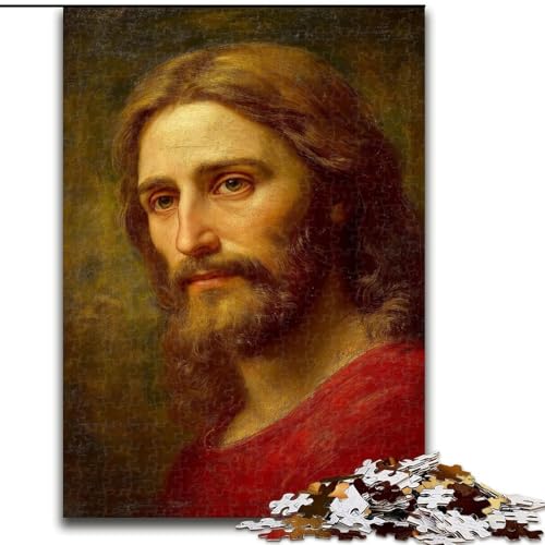 Puzzle für Erwachsene 1000 Teile Jesus, Spielzeug, Lernspiele, Stressabbau, Eltern-Kind-Interaktion (Größe 50x75cm) von MrChunlong