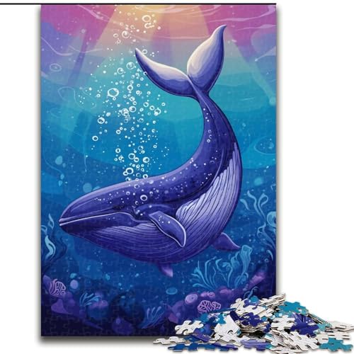 Puzzle für Erwachsene 1000 Teile Wal, Spielzeug, Lernspiele, Stressabbau, Eltern-Kind-Interaktion (Größe 50x75cm) von MrChunlong