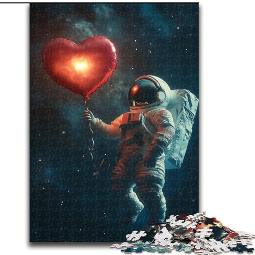 Puzzle für Erwachsene mit 1000 Teilen, liebevoller Astronaut, Familienunterhaltungsspielzeug, ganze Familie, ab 14 Jahren (Größe 50x75cm) von MrChunlong