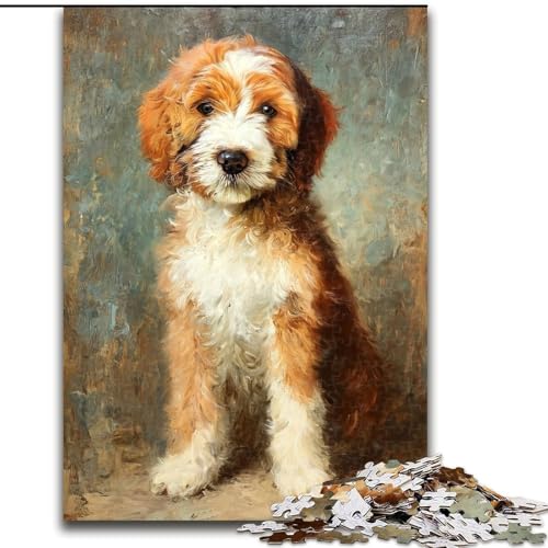 Puzzle für Teenager, 1000 Motive, modischer Hund, für Kinder ab 14 Jahren, geeignet für Paare, Spaß bei Aktivitäten zu Hause, Geburtstagsgeschenk, Reisegeschenk (Größe 50x75cm) von MrChunlong