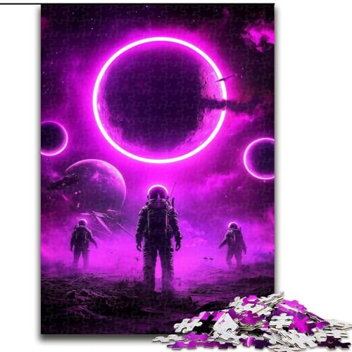 Puzzle für Teenager, 1000 Puzzles, Galaxie-Astronaut, Familienaktivität, einzigartige Heimdekoration und Geschenke für Kinder ab 14 Jahren (Größe 26x38cm) von MrChunlong
