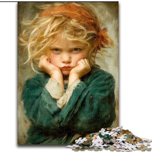 Puzzle für Teenager, 1000 Puzzles, Wütender Kleiner Junge, für Kinder ab 14 Jahren, geeignet für Paare, Spaß bei Aktivitäten zu Hause, Geburtstagsgeschenk, Reisegeschenk (Größe 26x38cm) von MrChunlong