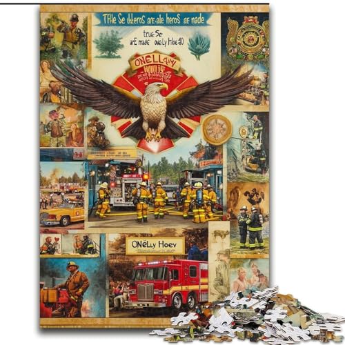 Puzzle für Teenager, 1000 Teile, Adler-Collage, anspruchsvolles Spiel und Familienspiel mit vollständig ineinandergreifenden, zufällig geformten Teilen (Größe 26x38cm) von MrChunlong