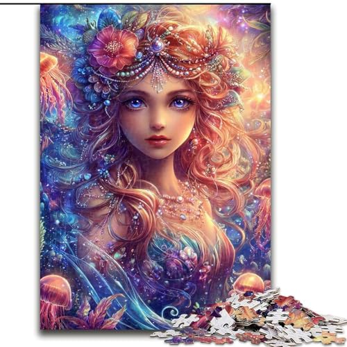 Puzzle für Teenager, 1000 Teile, Anime-Mädchen, dekomprimierendes intellektuelles Lernspielzeug, ganze Familie (Größe 26x38cm) von MrChunlong