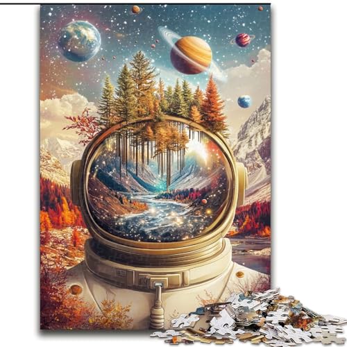 Puzzle für Teenager, 1000 Teile, Astronauten-Berge, lehrreich, ganze Familie (Größe 50x75cm) von MrChunlong