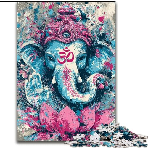Puzzle für Teenager, 1000 Teile, Fantasy-Buddha, anspruchsvolles Spiel und Familienspiel mit vollständig ineinandergreifenden, zufällig geformten Teilen (Größe 50x75cm) von MrChunlong