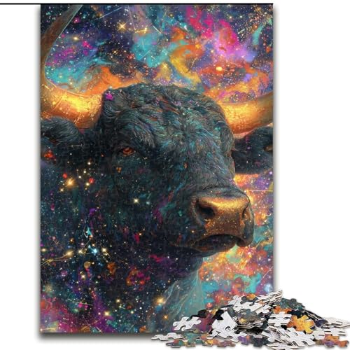 Puzzle für Teenager, 1000 Teile, Fantasy-Bulle, dekomprimierendes intellektuelles Lernspielzeug, ganze Familie (Größe 26x38cm) von MrChunlong