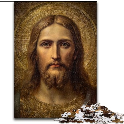 Puzzle für Teenager, 1000 Teile, Jesus-Kunst, trainieren Sie Ihr Gehirn und Ihre Hände, einzigartige Geburtstags- und Geschenkideen für Kinder ab 14 Jahren (Größe 50x75cm) von MrChunlong