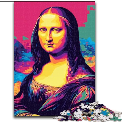 Puzzle für Teenager, 1000 Teile, Mona Lisa, trainieren Sie Ihr Gehirn und Ihre Hände, einzigartige Geburtstags- und Geschenkideen für Kinder ab 14 Jahren (Größe 26x38cm) von MrChunlong