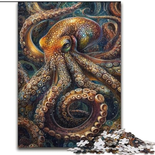 Puzzle für Teenager, 1000 Teile, Pinguine unter der Aurora, Spielspielzeug, jedes Teil ist einzigartig – anspruchsvolles Familienspiel für 14-Jährige (Größe 26x38cm) von MrChunlong