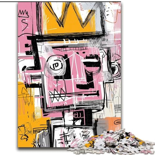 Puzzle für Teenager, 1000 Teile, Roboterkunst, anspruchsvolles Spiel und Familienspiel mit vollständig ineinandergreifenden, zufällig geformten Teilen (Größe 26x38cm) von MrChunlong