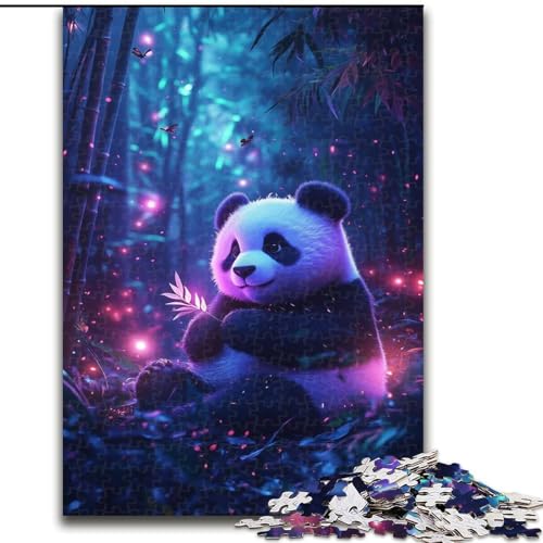 Puzzle für Teenager, 1000 Teile, Weltraumpanda, Spielspielzeug, jedes Teil ist einzigartig – anspruchsvolles Familienspiel für 14-Jährige (Größe 26x38cm) von MrChunlong