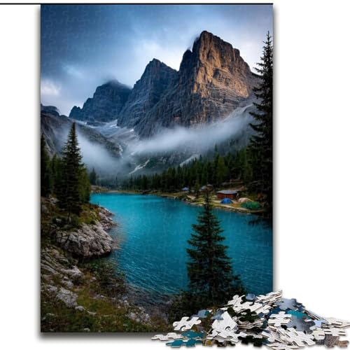 Puzzle für Teenager, 1000 Teile, wunderschöne Berge und Seen, lehrreich ganze Familie (Größe 50x75cm) von MrChunlong