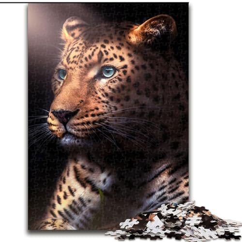 Puzzle mit 1000 Teilen, Dak Jaguar-Puzzle aus Pappe, mit interaktivem Familienspiel, Kinder ab 14 Jahren, 1000 Teile(26x38cm) von MrChunlong
