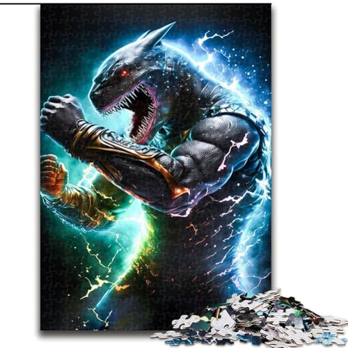 Puzzle mit 1000 Teilen, Hai-Figur aus Holz, Eltern, Partner, Freunde – ab 14 Jahren, 50x75cm, spannende Aktivität für den Familienspieleabend Puzzle mit 1000 Teilen, Hai-Figur aus Holz, Eltern, Partner, Freunde – ab 14 Jahren, 50x75cm, spannende Aktivität für den Familienspieleabend von MrChunlong