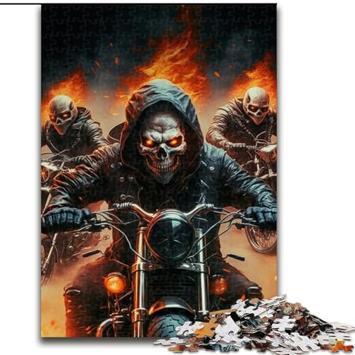 Puzzle mit 1000 Teilen, Skelett-Ritter-Puzzle aus Pappe, mit interaktivem Familienspiel, Kinder ab 14 Jahren, 1000 Teile(26x38cm) von MrChunlong