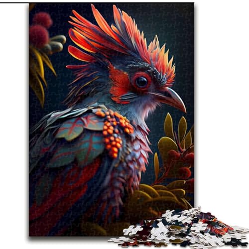 Puzzle mit 1000 Teilen, lebendiges Alien-Vogel-Puzzle aus Pappe, anspruchsvolles Denkspiel für Teenager, Spaß für den Familienspieleabend, 1000 Teile(26x38cm) von MrChunlong