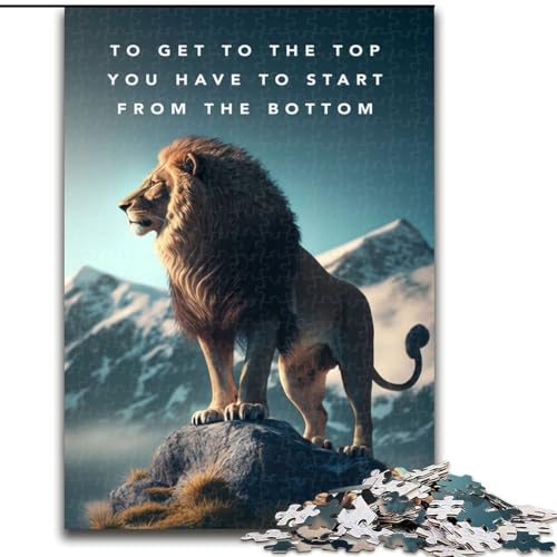 Puzzle mit 1000 Teilen für Erwachsene, Motivierendes Puzzle The Bottom, aus Pappe, für Teenager und Familienspaß – DIY-Denkspiel als Geschenk, 1000 Teile(26x38cm) von MrChunlong
