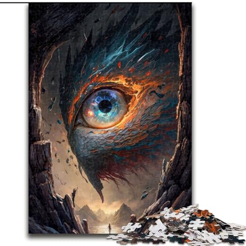 Puzzle mit 1000 Teilen für Erwachsene, Phoenix Lash Eye, aus Holz, EIN tolles Geschenk für Familienspaß, 50x75cm, für Heimdekoration, Gehirntraining Puzzle mit 1000 Teilen für Erwachsene, Phoenix Lash Eye, aus Holz, EIN tolles Geschenk für Familienspaß, 50x75cm, für Heimdekoration, Gehirntraining von MrChunlong