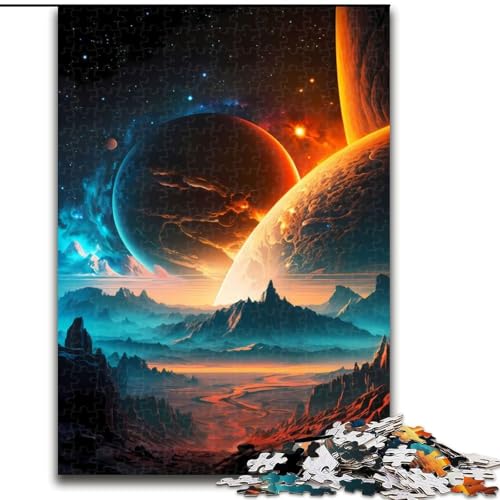 Puzzle mit 1000 Teilen für Erwachsene, Sternenplateau-Universum-Puzzle aus Pappe, für Teenager und Familienspaß – DIY-Denkspiel als Geschenk, 1000 Teile(26x38cm) von MrChunlong