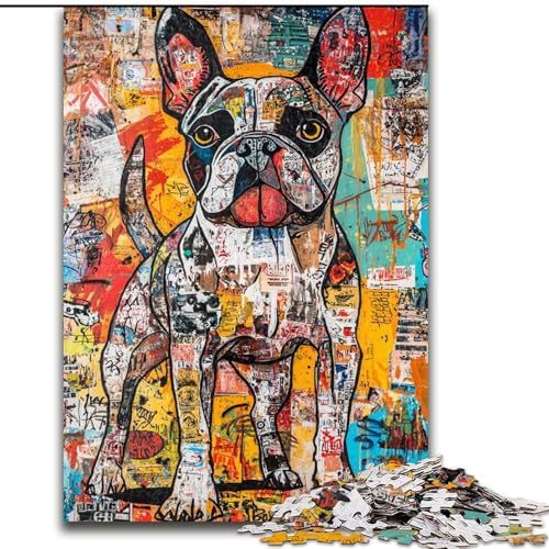 Puzzles für Erwachsene und Jugendliche, Puzzle, Boxerhund, Spielzeug, Lernspiele, stressabbauende Wanddekoration (Größe 50x75cm) von MrChunlong