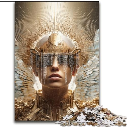 Puzzles für Erwachsene und Jugendliche, Puzzle Cosmic Angel, Spielzeug, Lernspiele, stressabbauende Wanddekoration (Größe 50x75cm) von MrChunlong