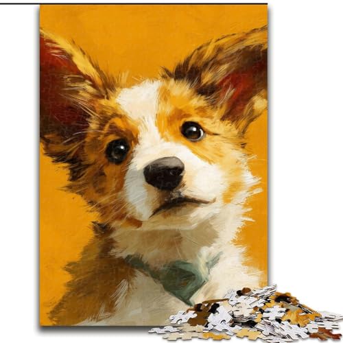 Puzzles für Erwachsene und Jugendliche, Puzzle-Hund, Spielzeug, Lernspiele, stressabbauende Wanddekoration (Größe 50x75cm) von MrChunlong