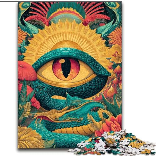 Puzzles für Erwachsene und Jugendliche, Puzzle Traumauge, Spielzeug, Lernspiele, stressabbauende Wanddekoration (Größe 50x75cm) von MrChunlong