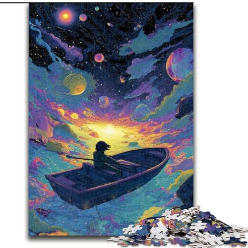 Puzzles für Erwachsene und Jugendliche, Puzzle Traumschiff, Spielzeug, Lernspiele, stressabbauende Wanddekoration (Größe 50x75cm) von MrChunlong