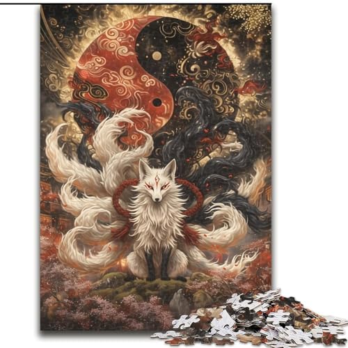 Puzzles für Teenager, 1000 Puzzles, Fuchsgott, hilft dem Gehirn, süchtig machendes Spielzeug zu trainieren, um Geduld zu fördern, perfekte Dekoration (Größe 26x38cm) von MrChunlong