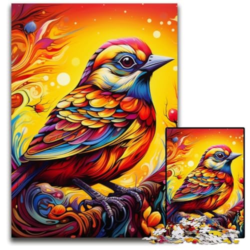 Sparrow 1000-teiliges Puzzle aus Karton, Puzzle für Erwachsene, anspruchsvolles Denkspiel, entspannendes Spielzeug für Teenager, 26x38cm/10,23x14,96 Zoll Sparrow 1000-teiliges Puzzle aus Karton, Puzzle für Erwachsene, anspruchsvolles Denkspiel, entspannendes Spielzeug für Teenager, 26x38cm/10,23x14,96 Zoll von MrChunlong