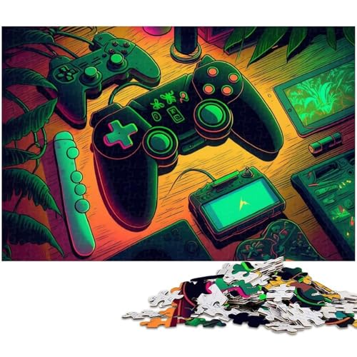 Spiel Neon Puzzle 1000 Teile für Erwachsene Puzzles für Erwachsene DIY Home Decor Geschenk, Denksportspiel 26x38cm/10,23x14,96 Zoll Spiel Neon Puzzle 1000 Teile für Erwachsene Puzzles für Erwachsene DIY Home Decor Geschenk, Denksportspiel 26x38cm/10,23x14,96 Zoll von MrChunlong