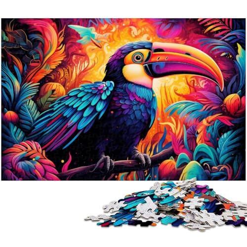 Tier-Tukane, 1000-teiliges Puzzle für Erwachsene, entspannende Unterhaltung, Heimdekoration, 50x75cm/19,68x29,52 Zoll Tier-Tukane, 1000-teiliges Puzzle für Erwachsene, entspannende Unterhaltung, Heimdekoration, 50x75cm/19,68x29,52 Zoll von MrChunlong