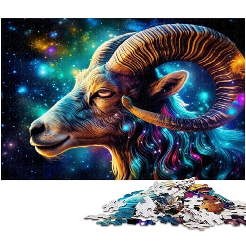 Tierziegen-Puzzle für Erwachsene, 1000-teiliges Puzzle für Erwachsene, Familie und Freunde, geeignet für Kinder ab 14 Jahren, 26x38cm/10,23x14,96 Zoll Tierziegen-Puzzle für Erwachsene, 1000-teiliges Puzzle für Erwachsene, Familie und Freunde, geeignet für Kinder ab 14 Jahren, 26x38cm/10,23x14,96 Zoll von MrChunlong