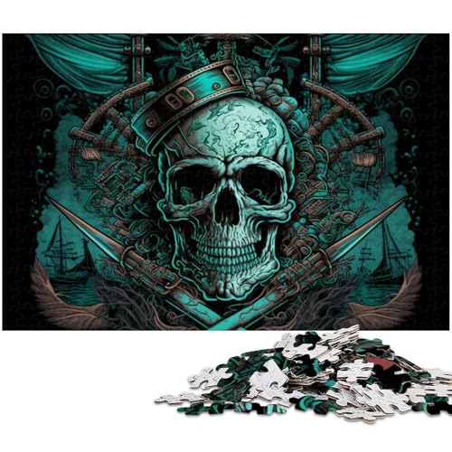 Totenkopf-Puzzle, 1000 Teile, anspruchsvolles Denkspiel, Familienaktivität, Heimdekoration, 50x75cm/19,68x29,52 Zoll Totenkopf-Puzzle, 1000 Teile, anspruchsvolles Denkspiel, Familienaktivität, Heimdekoration, 50x75cm/19,68x29,52 Zoll von MrChunlong