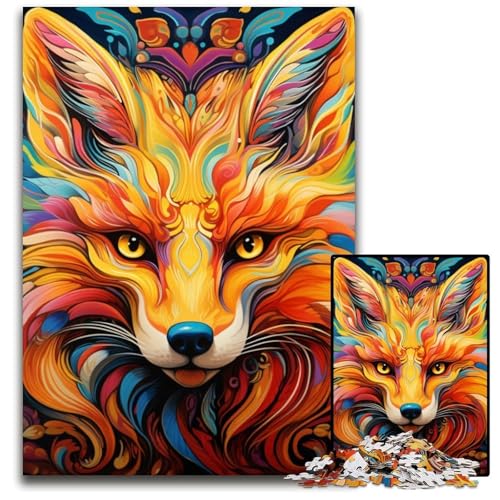 Yellow Fox 1000-Teile-Puzzle-Geschenke, Unmögliche Puzzles für Erwachsene, Herausfordernde Denksportaufgabe für Teenager, Familienspaß, Interaktives Spiel, 26x38cm/10,23x14,96 Zoll Yellow Fox 1000-Teile-Puzzle-Geschenke, Unmögliche Puzzles für Erwachsene, Herausfordernde Denksportaufgabe für Teenager, Familienspaß, Interaktives Spiel, 26x38cm/10,23x14,96 Zoll von MrChunlong
