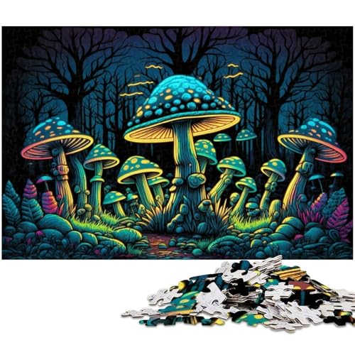 Zauberpilze, 1000-teiliges Puzzle für Erwachsene aus Pappe, anspruchsvolles DIY-Dekorationsspiel, interaktives Familienspielzeug, 26x38cm/10,23x14,96 Zoll Zauberpilze, 1000-teiliges Puzzle für Erwachsene aus Pappe, anspruchsvolles DIY-Dekorationsspiel, interaktives Familienspielzeug, 26x38cm/10,23x14,96 Zoll von MrChunlong