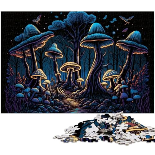 Zauberpilze 1000-teiliges Puzzle aus Holz für Erwachsene, anspruchsvolles Denkspiel – entspannendes Spielzeug für Teenager, 50x75cm/19,68x29,52 Zoll Zauberpilze 1000-teiliges Puzzle aus Holz für Erwachsene, anspruchsvolles Denkspiel – entspannendes Spielzeug für Teenager, 50x75cm/19,68x29,52 Zoll von MrChunlong