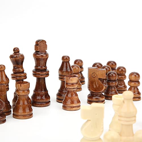 Mrisata 32 Stück Internationales Schach aus Holz, Ersatz-Schachfiguren, Denkspiel Freunde oder Familie, Schachfiguren aus Holz, Freizeitspielzeug, Denkspiel Mrisata 32 Stück Internationales Schach aus Holz, Ersatz-Schachfiguren, Denkspiel Freunde oder Familie, Schachfiguren aus Holz, Freizeitspielzeug, Denkspiel von Mrisata