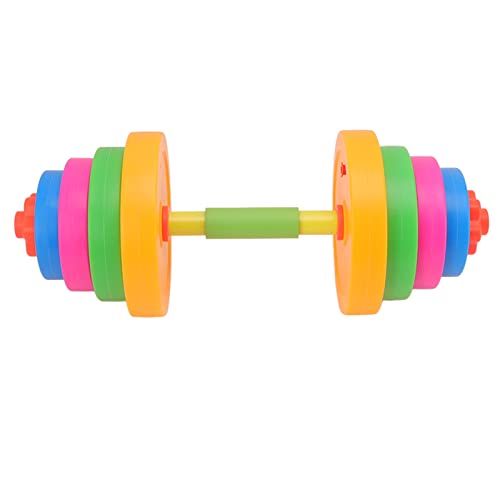 Mrisata Einstellbare Hantel Spielzeug Kunststoff Fitness Gewichtheben Hantel für Kinder Kinder(573C) von Mrisata
