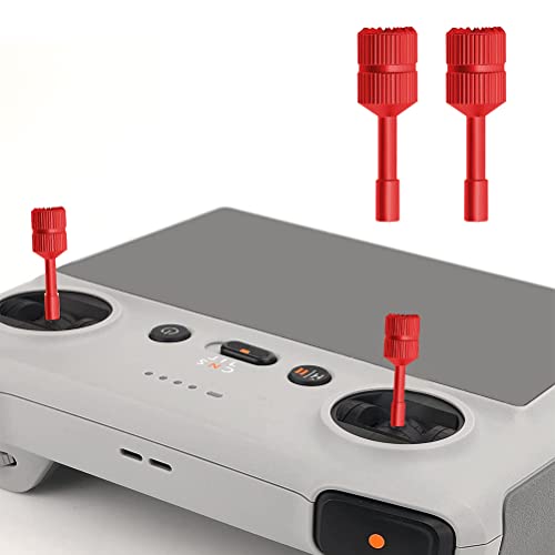 Verlängern Fernbedienung Joystick für DJI Mini 3 Pro für DJI RC Controller Daumen Stick Ersatzteil, 1 Paar Metall Fernbedienung Teleskop Rocker Joystick für DJI Mini 3 Pro RC von Mrisata