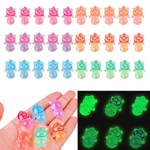 Mrltau Turtles Figuren - Mini Schildkröten DIY Winzige, Leuchtende Harz Tierfiguren, Sandtiere, Schildkröte Deko Mrltau Turtles Figuren - Mini Schildkröten DIY Winzige, Leuchtende Harz Tierfiguren, Sandtiere, Schildkröte Deko von Mrltau