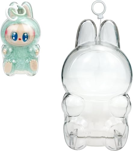 Mrltau Schutzhülle Schlüsselanhänger für Labubu Have a Seat, Protective Transparente PVC-Tasche für Labubu Doll, Installation einfach, modern und langlebig, Schützen Sie Ihre Puppe Mrltau Schutzhülle Schlüsselanhänger für Labubu Have a Seat, Protective Transparente PVC-Tasche für Labubu Doll, Installation einfach, modern und langlebig, Schützen Sie Ihre Puppe von Mrltau