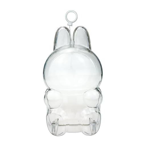 Mrltau Schutzhülle Schlüsselanhänger für Vinyl Plush Toy Have a Seat, Protective Transparente PVC-Tasche für Vinyl Plush Toy Doll, Installation einfach, modern und langlebig, Schützen Sie Ihre Pu von Mrltau
