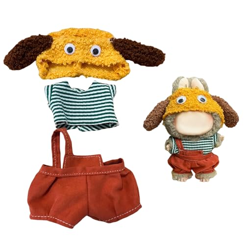 Mrltau Süße Puppenkleidung Für Labubu Puppe Für Labubu Doll 15 17 cm, Miniatur Zubehör Set Für Labubu Kleidung Für Labubu Zubehör, Kompatibel mit Labubu Clothing Puppenzubehör Geschenke Mrltau Süße Puppenkleidung Für Labubu Puppe Für Labubu Doll 15 17 cm, Miniatur Zubehör Set Für Labubu Kleidung Für Labubu Zubehör, Kompatibel mit Labubu Clothing Puppenzubehör Geschenke von Mrltau