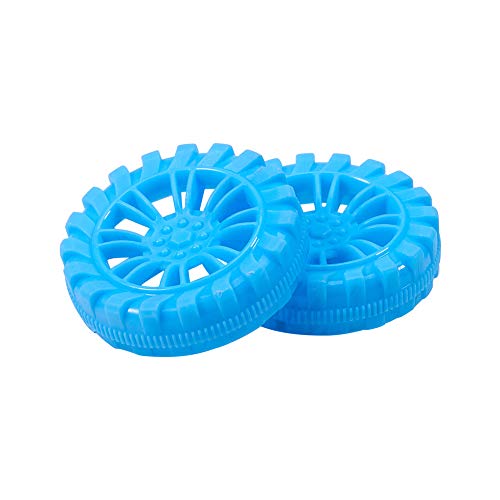 MroMax 40 x 10 mm RC-Auto-Räder, 2 Packungen blaue Spielzeug-Räder, 2 mm Durchmesser, Kunststoff-Modellräder für DIY-Spielzeug, ferngesteuertes Auto, LKW, Boot und Hubschrauber-Modellteil MroMax 40 x 10 mm RC-Auto-Räder, 2 Packungen blaue Spielzeug-Räder, 2 mm Durchmesser, Kunststoff-Modellräder für DIY-Spielzeug, ferngesteuertes Auto, LKW, Boot und Hubschrauber-Modellteil von MroMax