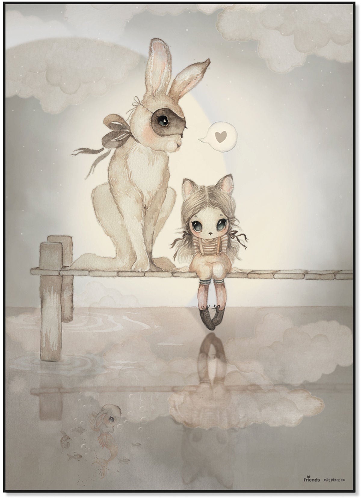 Mrs Mighetto Poster Hello Miss Julia 50x70 Mrs Mighetto Poster Hello Miss Julia 50x70 von Mrs Mighetto