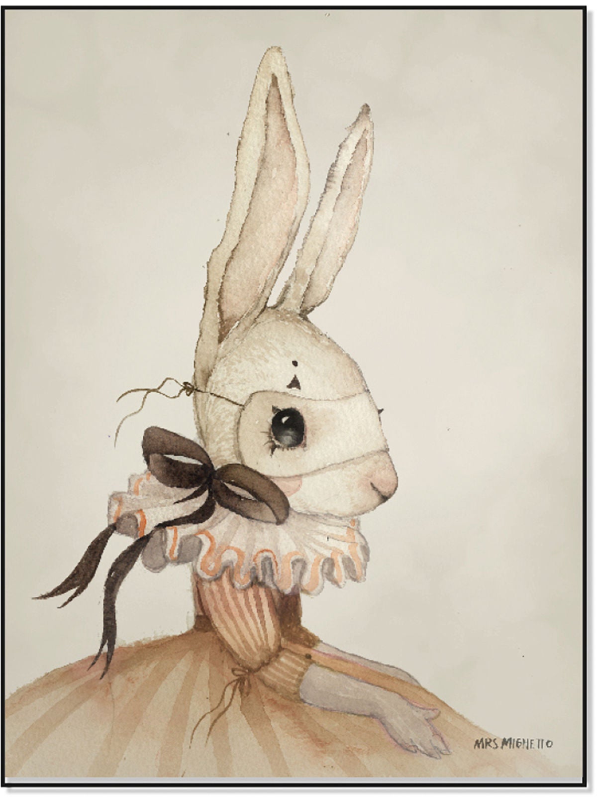 Mrs Mighetto Poster Miss Iris 18x24 Mrs Mighetto Poster Miss Iris 18x24 von Mrs Mighetto