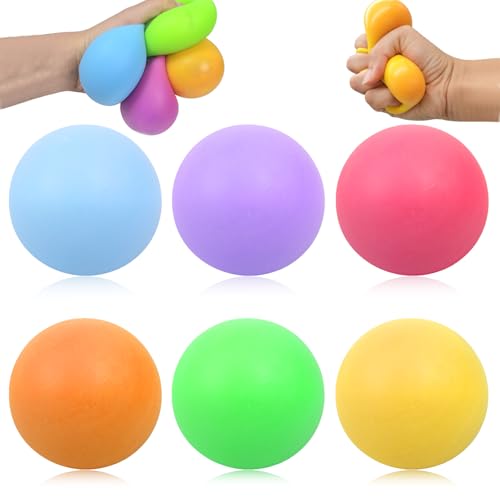 6 Stück Squishy Stressball Kinder – Farbwechsel Quetschball Anti Stress Ball für Kinder & Erwachsene, Sensorisches Spielzeug zur Stressreduktion bei ADHS Autismus, Geburtstagsgeschenk 6 Stück Squishy Stressball Kinder – Farbwechsel Quetschball Anti Stress Ball für Kinder & Erwachsene, Sensorisches Spielzeug zur Stressreduktion bei ADHS Autismus, Geburtstagsgeschenk von Mshepoi